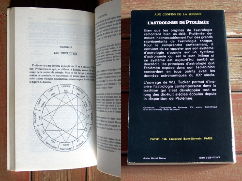 william j. tucker,astrologie,ptolémée,tetrabiblosn l’astrologie de ptolémée